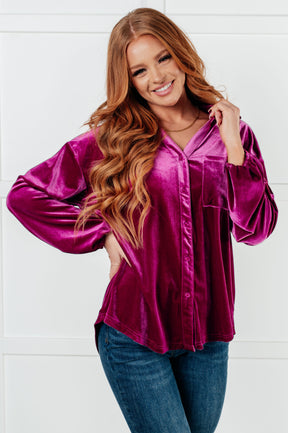 The Best Policy Velvet Balloon Sleeve Top - Liarian Unlimited Boutique