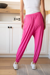 The Motive Slouch Jogger in Hot Pink - Liarian Unlimited Boutique