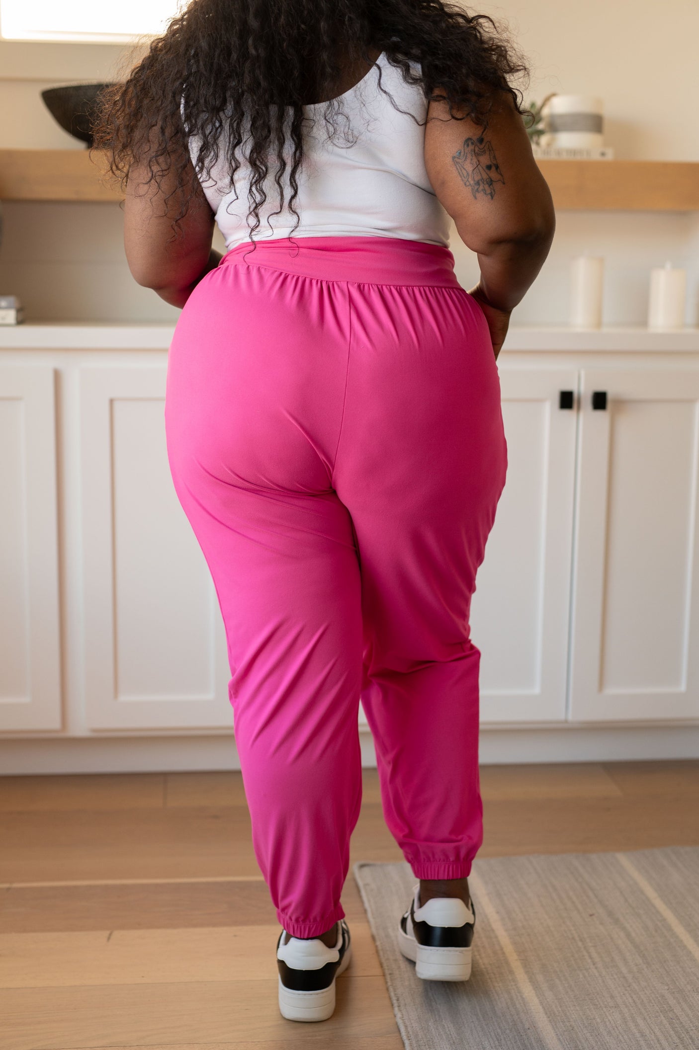 The Motive Slouch Jogger in Hot Pink - Liarian Unlimited Boutique