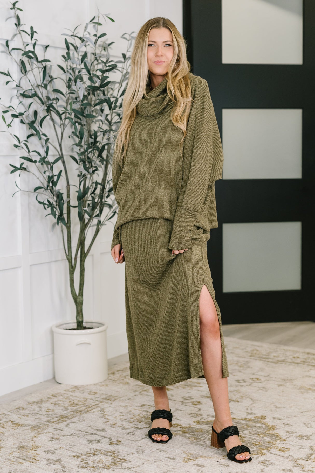 El set Wander Lust en color oliva