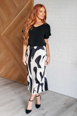 Thoroughly Modern Plisse Midi Skirt - Liarian Unlimited Boutique
