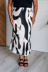 Thoroughly Modern Plisse Midi Skirt - Liarian Unlimited Boutique