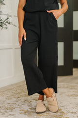 Culottes de tomillo en negro