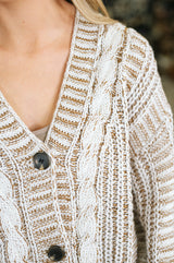 To Feel Good Button Down Cardigan