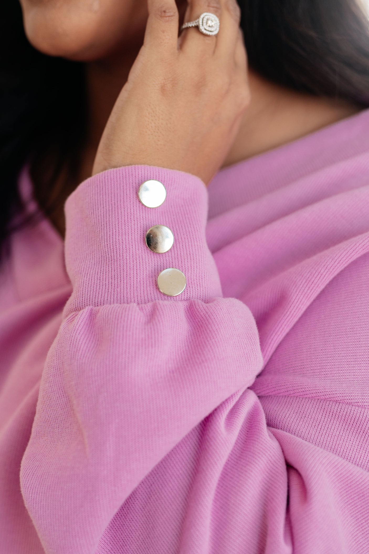 Totally Verified Long Sleeve V-Neck Top - Liarian Unlimited Boutique