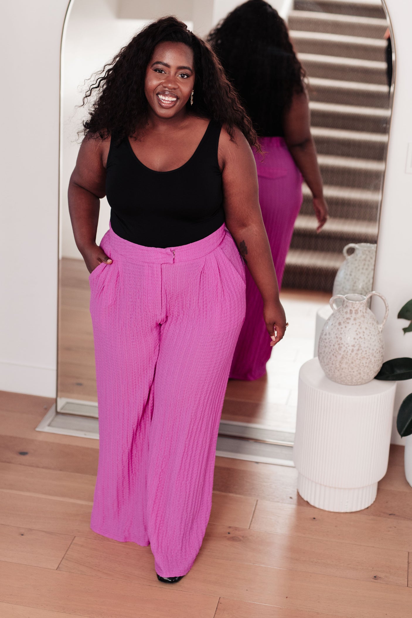 Totally Crazy Still Wide Leg Pants - Liarian Unlimited Boutique