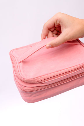 Travel Cord Organizer Case in Pink - Liarian Unlimited Boutique