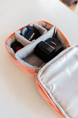 Travel Cord Organizer Case in Pink - Liarian Unlimited Boutique