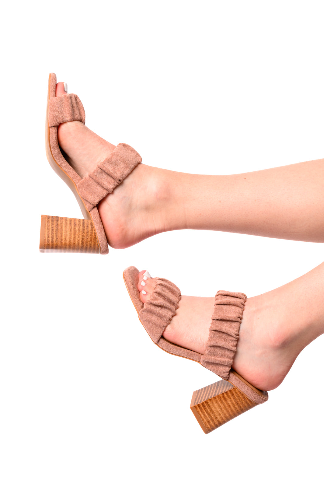 Tacones Tropic Like it's Hot en ante ruborizado