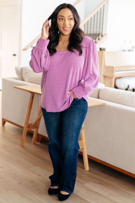 True to Your Word Balloon Sleeve Top - Liarian Unlimited Boutique