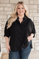 Turned Out Perfect Oversized Button Down Shirt - Liarian Unlimited Boutique