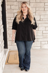 Turned Out Perfect Oversized Button Down Shirt - Liarian Unlimited Boutique