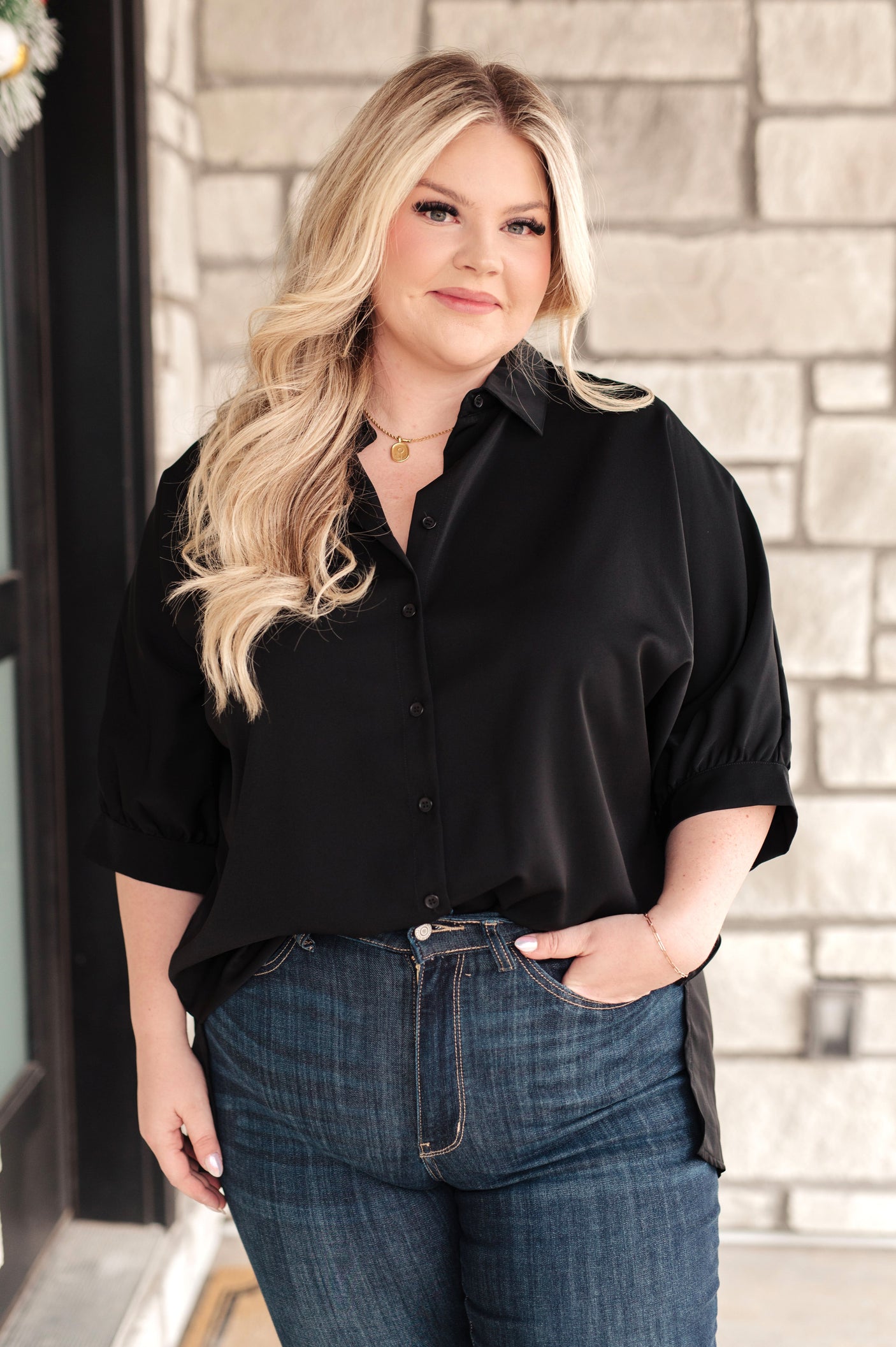 Turned Out Perfect Oversized Button Down Shirt - Liarian Unlimited Boutique