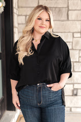Turned Out Perfect Oversized Button Down Shirt - Liarian Unlimited Boutique