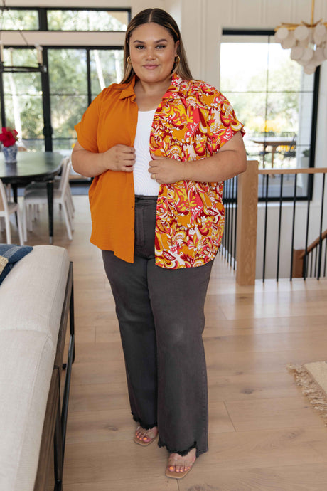 Two Sides To The Story Blouse - Liarian Unlimited Boutique