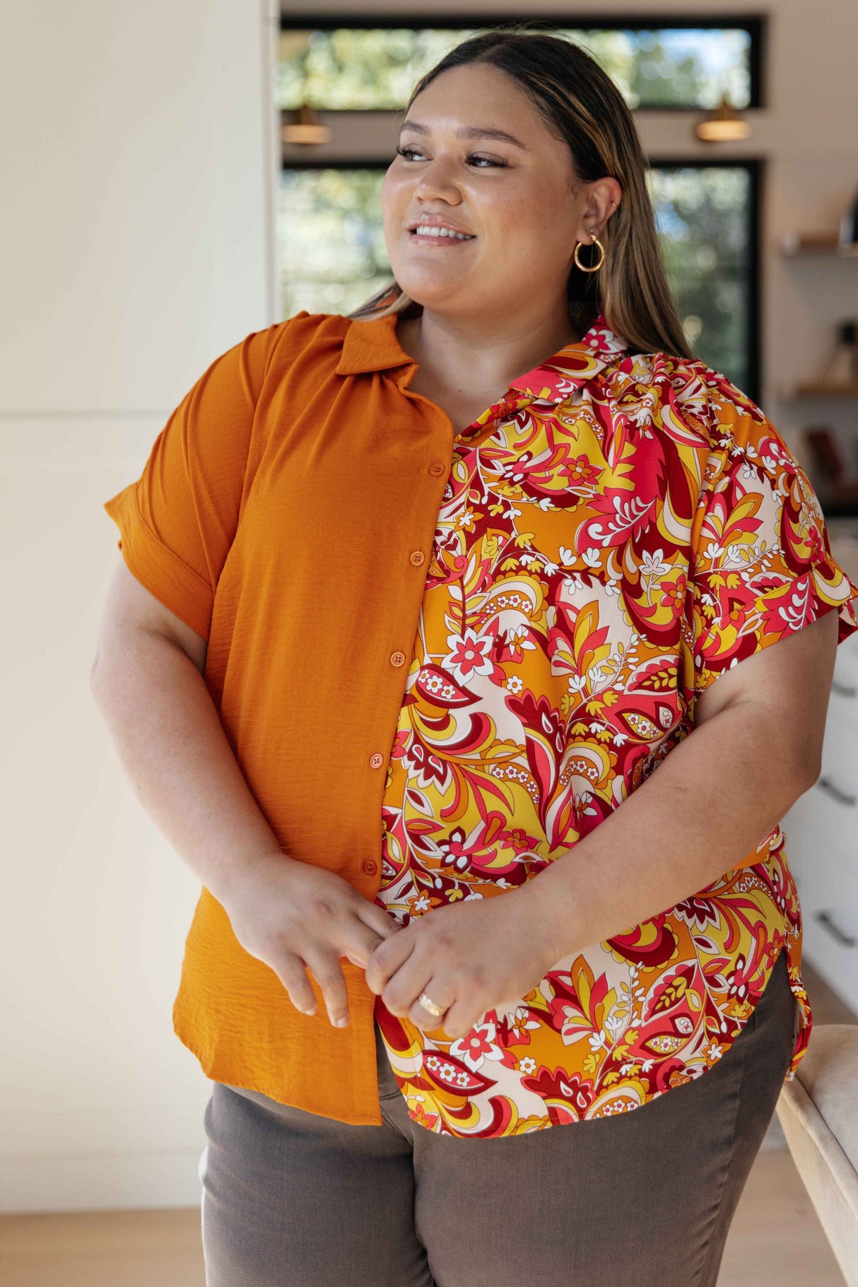 Two Sides To The Story Blouse - Liarian Unlimited Boutique