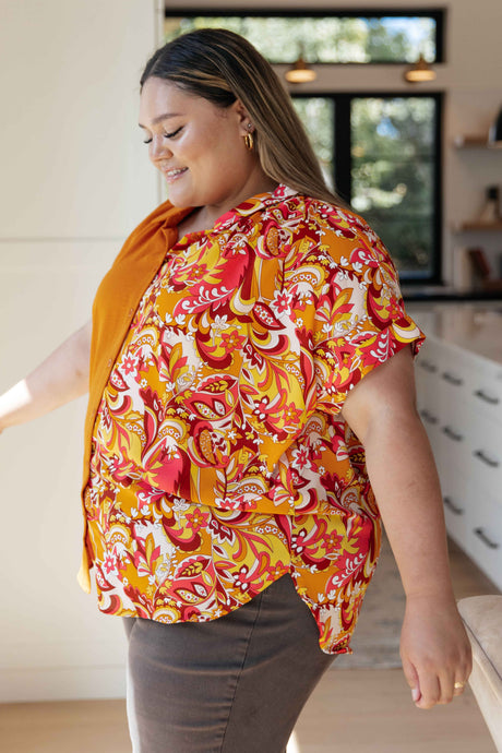 Two Sides To The Story Blouse - Liarian Unlimited Boutique