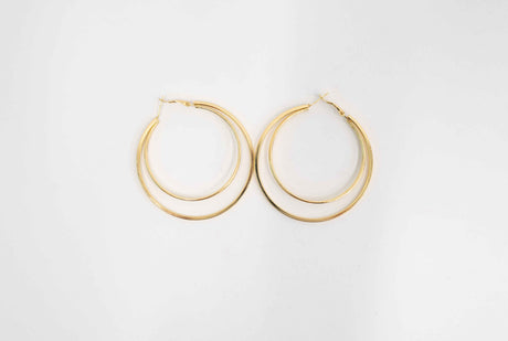 Two's a Party Double Hoop Earrings