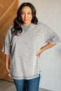 Unbothered Mineral Wash Top in Grey - Liarian Unlimited Boutique