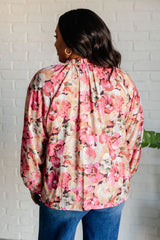 Blusa comprensiblemente floral