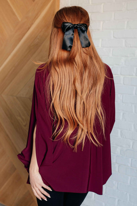 Universal Philosophy Blouse in Wine