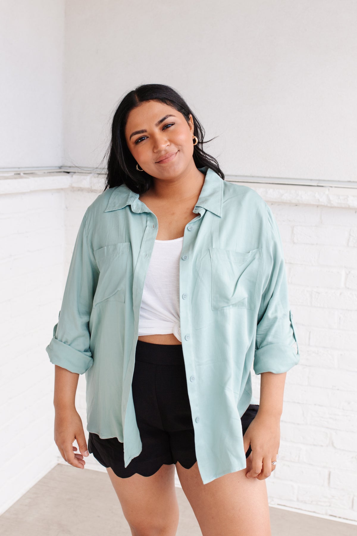 Blusa Confianza Inquebrantable en Azul Claro