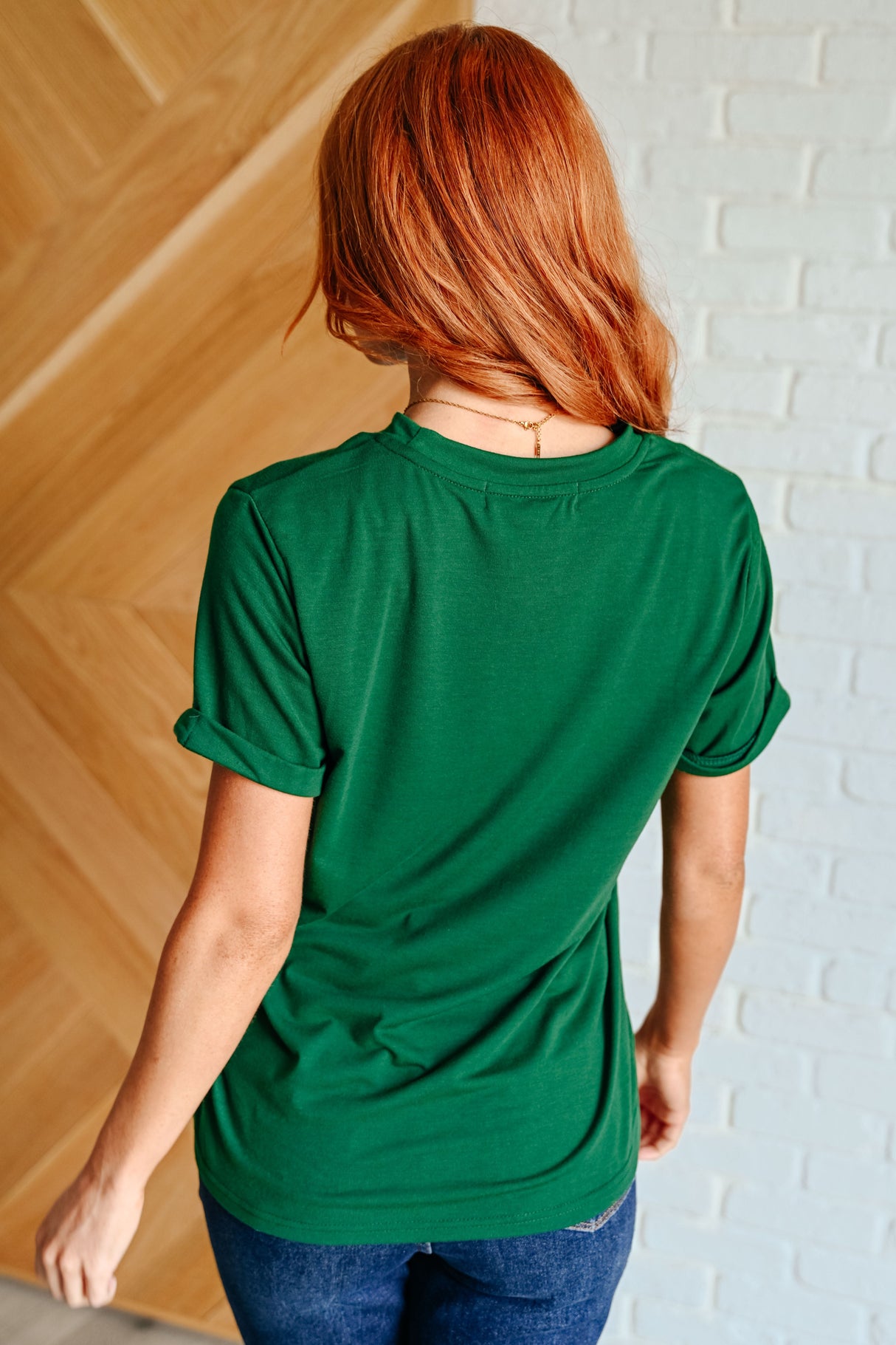 Camiseta Uptown Crew en verde