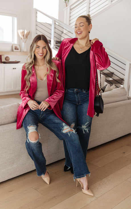 Verity Velvet Blazer - Liarian Unlimited Boutique