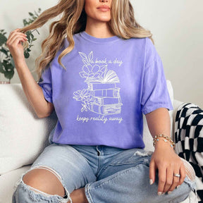 A Book A Day Graphic Tee - Liarian Unlimited Boutique
