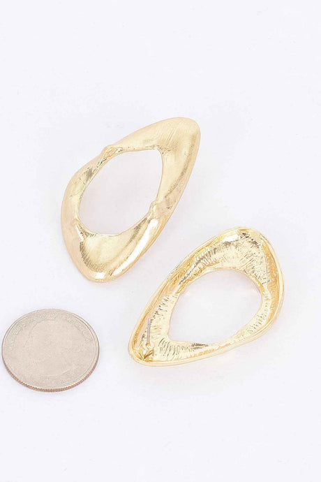 Gold Plated Metal Earring