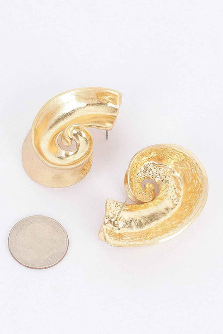 Gold Plated Metal Earring