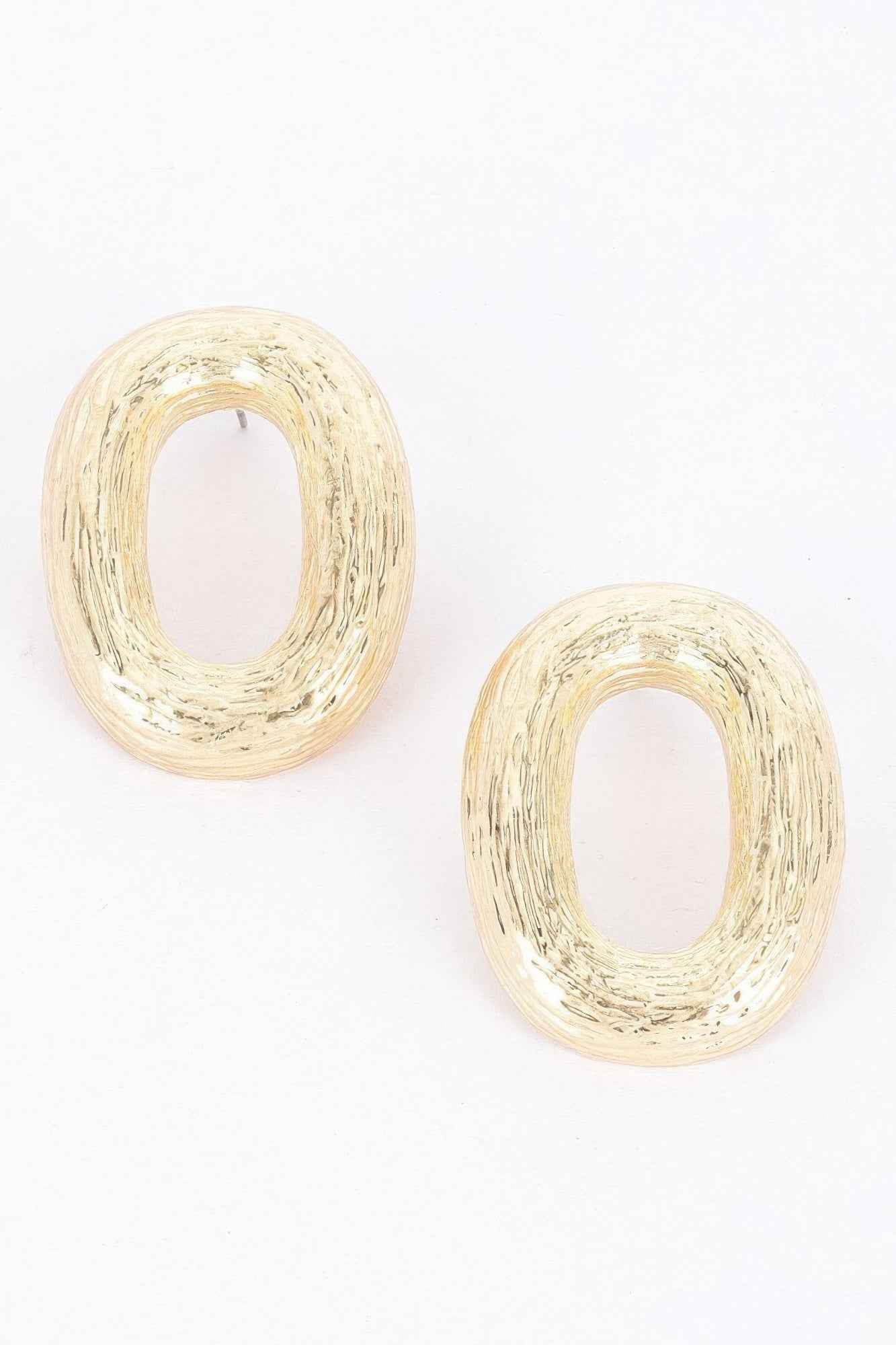 Gold Plated Metal Earring