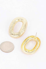 Gold Plated Metal Earring