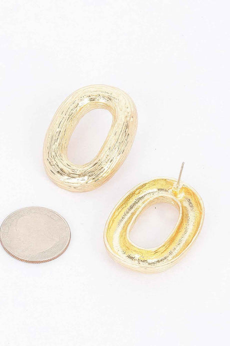 Gold Plated Metal Earring