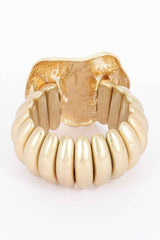 Alloy Casting Stretch Bracelet