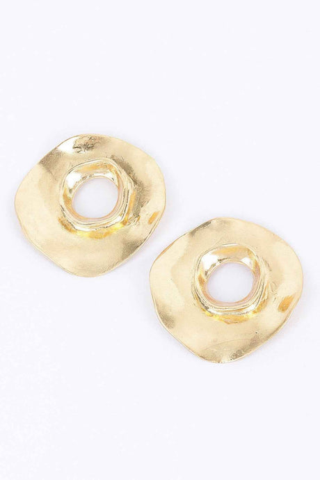 Gold Plated Metal Earring
