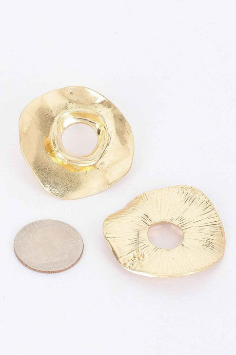 Gold Plated Metal Earring