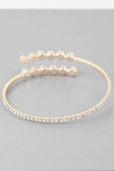 Jeweled Shiny Star Wrap Bracelet