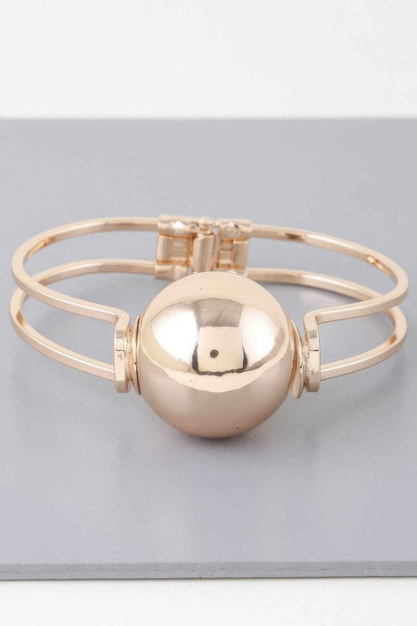 Statement Sphere Cuff Bracelet