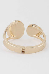 Flat Stone Wrap Bracelet