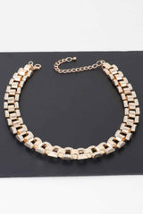 Jeweled Box Chain Necklacee