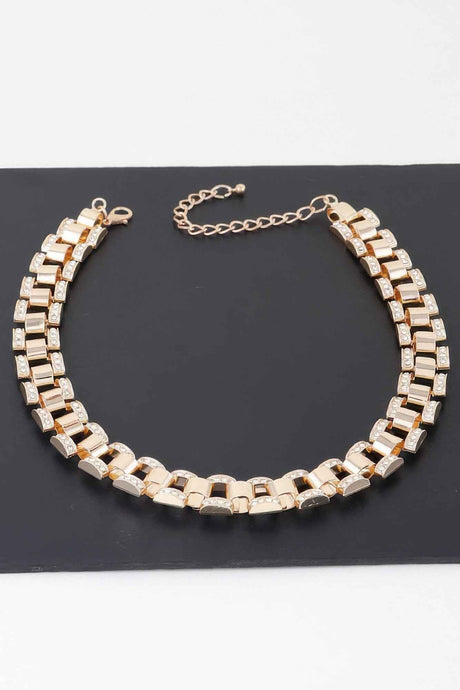 Jeweled Box Chain Necklacee