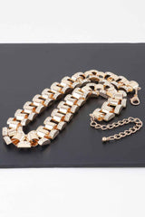 Jeweled Box Chain Necklacee