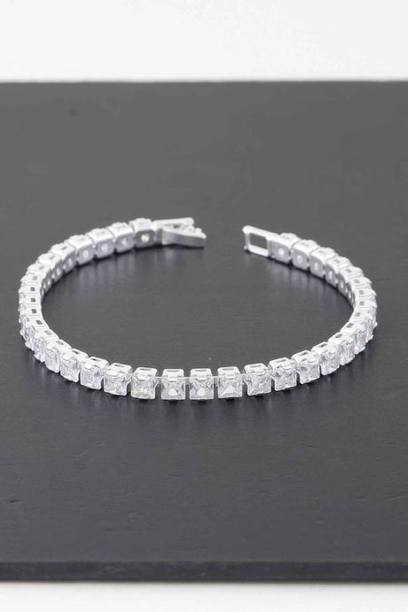 Minimal Cubic Zirconia Bracelet