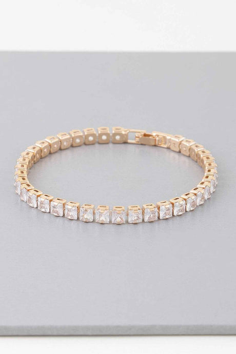 Minimal Cubic Zirconia Bracelet