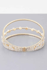 Triple Cubic Zirconia Bracelet