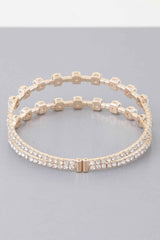 Double Cubic Zirconia Bracelet