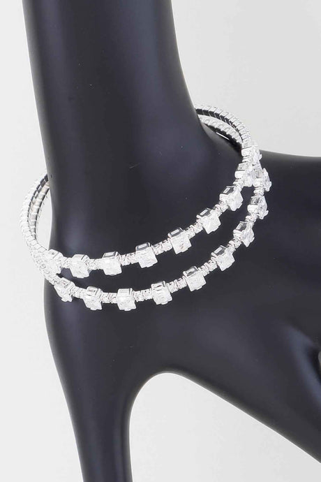 Double Cubic Zirconia Bracelet