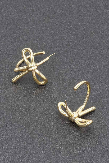 Gold Plated Metal Earring