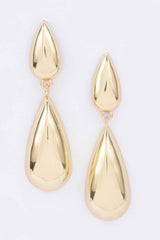 Gold Plated Metal Earring